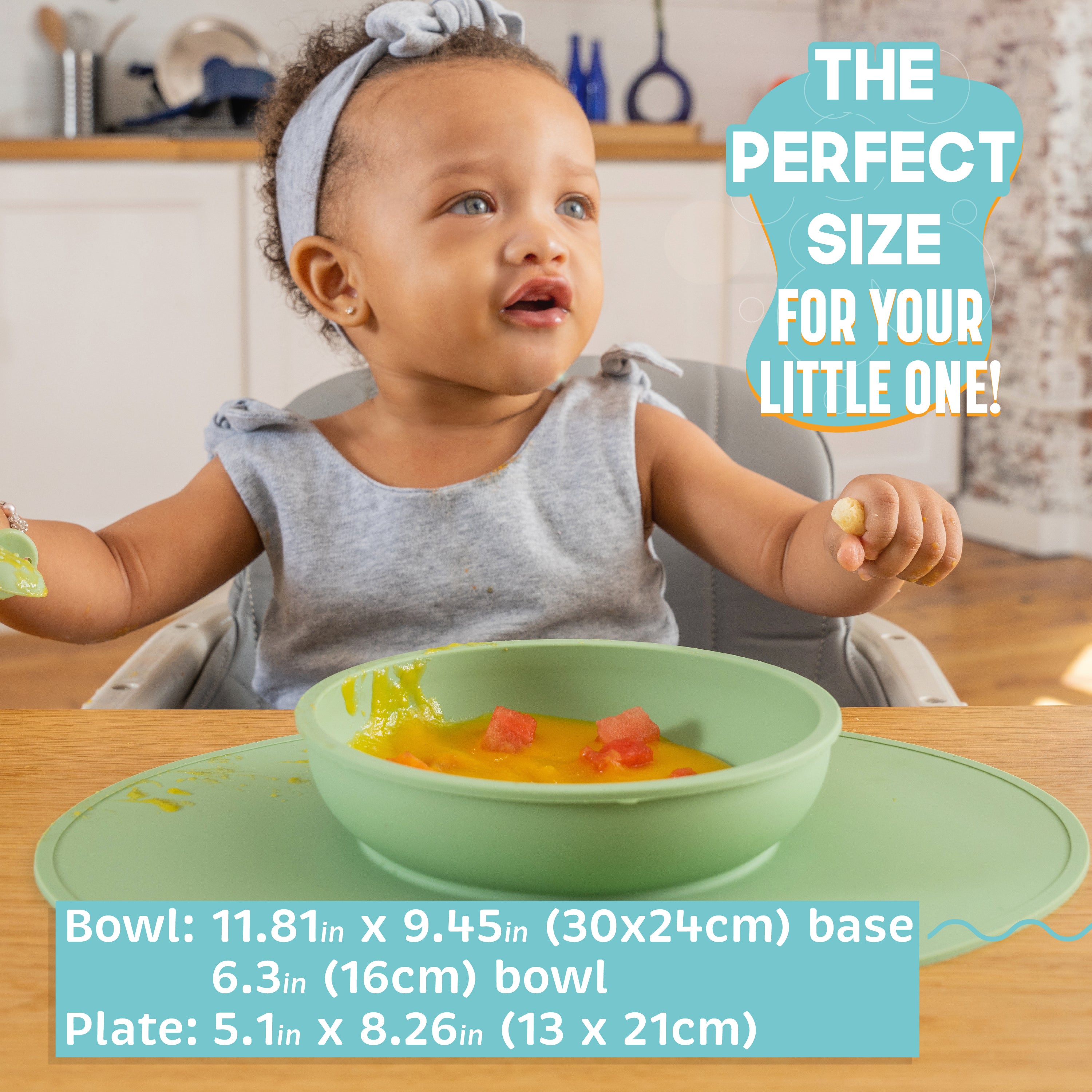 Baby Led Weaning Feeding Supplies for Toddlers - UpwardBaby Baby Feeding  Set - Suction Silicone Baby Bowl - Self Eating Utensils Set with Spoons,  Bibs, Placemat - Dishwasher-Safe Infant Food Plate Kit 